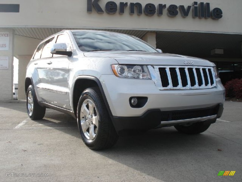 2011 Grand Cherokee Limited 4x4 - Bright Silver Metallic / Black photo #1