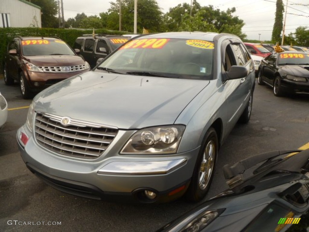 2004 Pacifica  - Butane Blue Pearl / Light Taupe photo #3