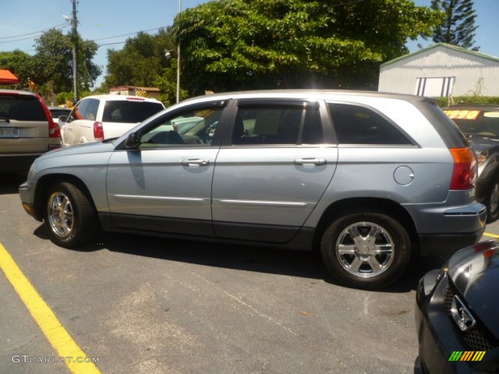 2004 Pacifica  - Butane Blue Pearl / Light Taupe photo #7