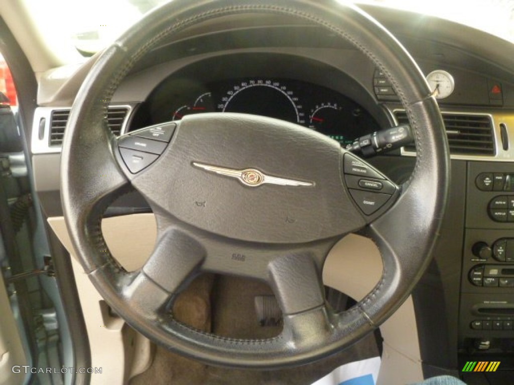 2004 Pacifica  - Butane Blue Pearl / Light Taupe photo #18