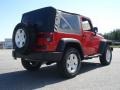 2011 Flame Red Jeep Wrangler Sport S 4x4  photo #3