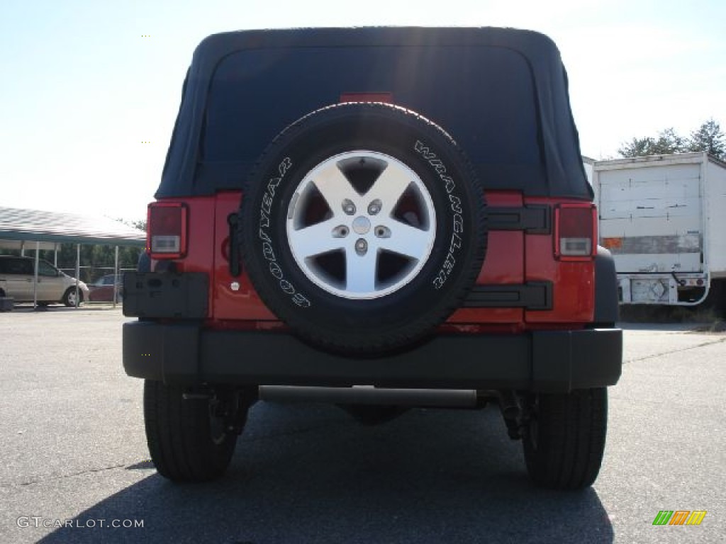 2011 Wrangler Sport S 4x4 - Flame Red / Black photo #4