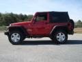 2011 Flame Red Jeep Wrangler Sport S 4x4  photo #6