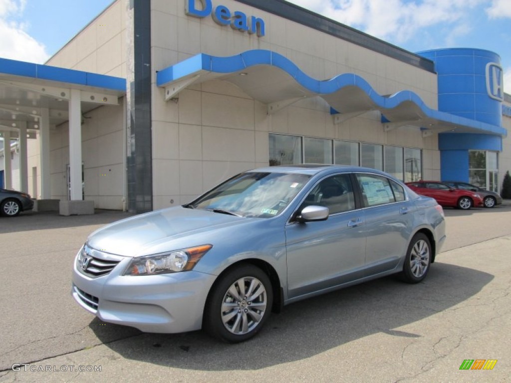 2011 Accord EX Sedan - Celestial Blue Metallic / Black photo #1