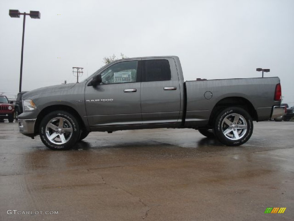 2011 Ram 1500 Big Horn Quad Cab 4x4 - Mineral Gray Metallic / Dark Slate Gray/Medium Graystone photo #2