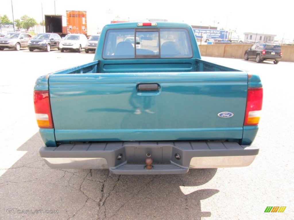 1997 Ranger XLT Extended Cab - Cayman Green Metallic / Medium Graphite photo #4