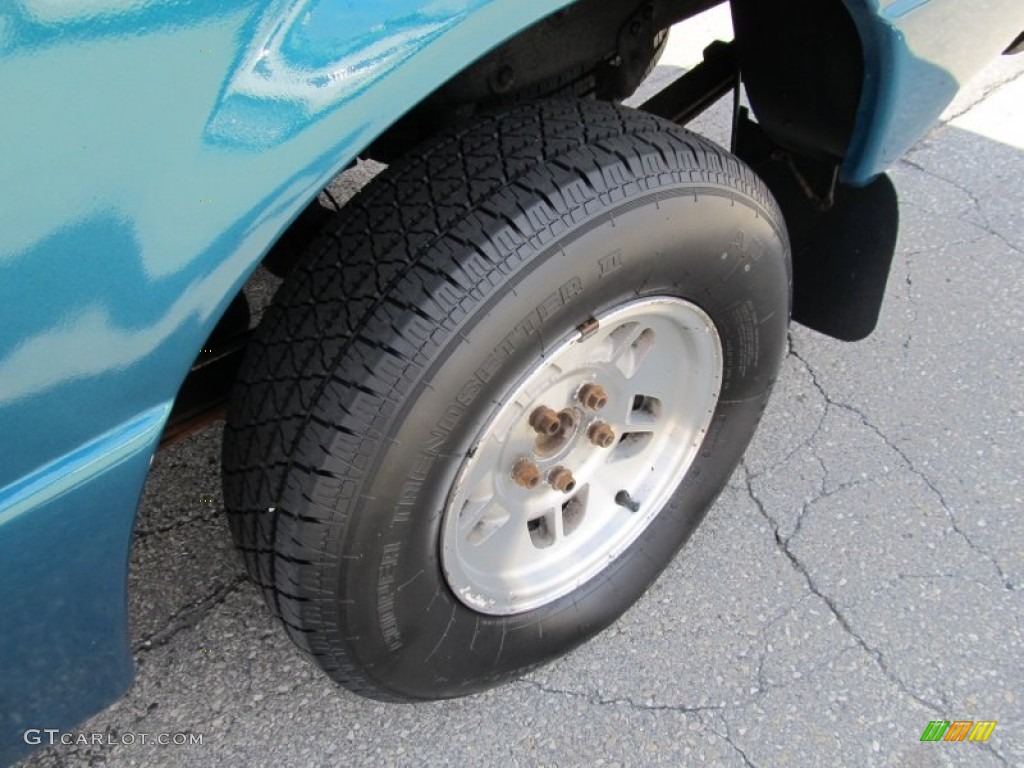 1997 Ranger XLT Extended Cab - Cayman Green Metallic / Medium Graphite photo #11