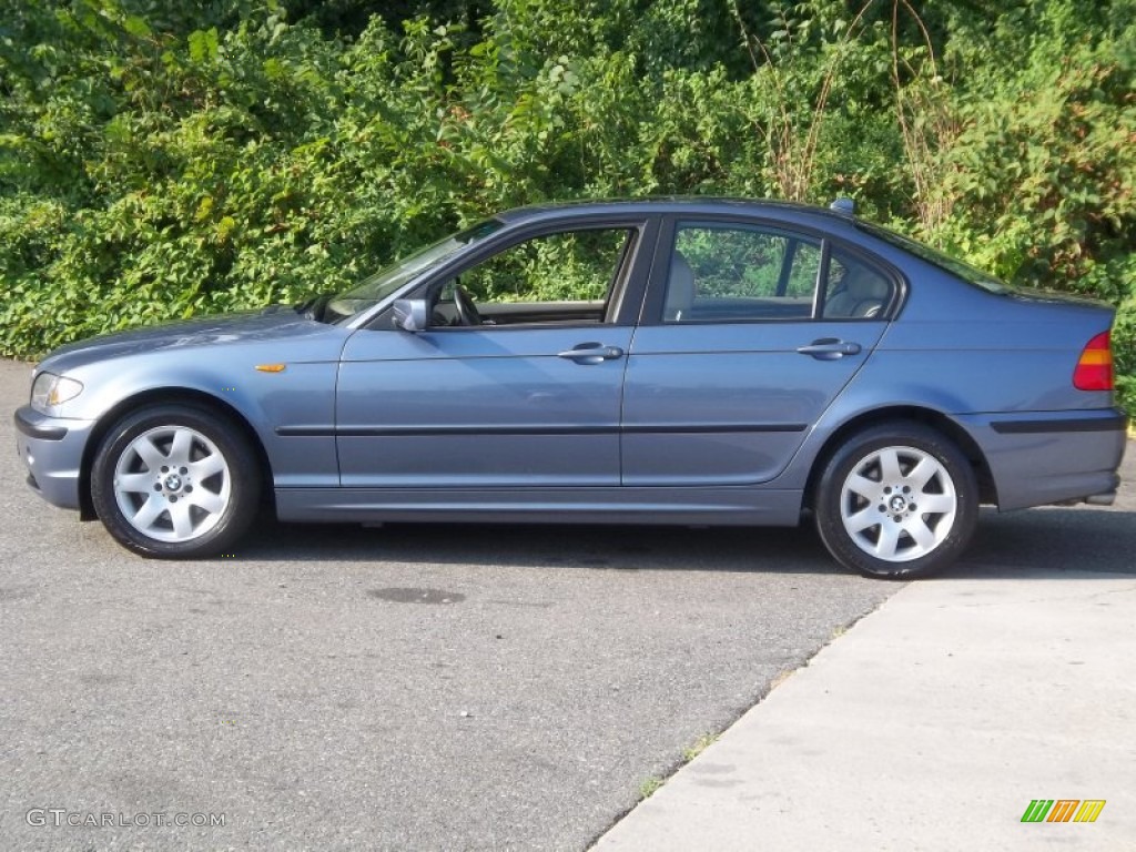 2004 3 Series 325xi Sedan - Steel Blue Metallic / Sand photo #2