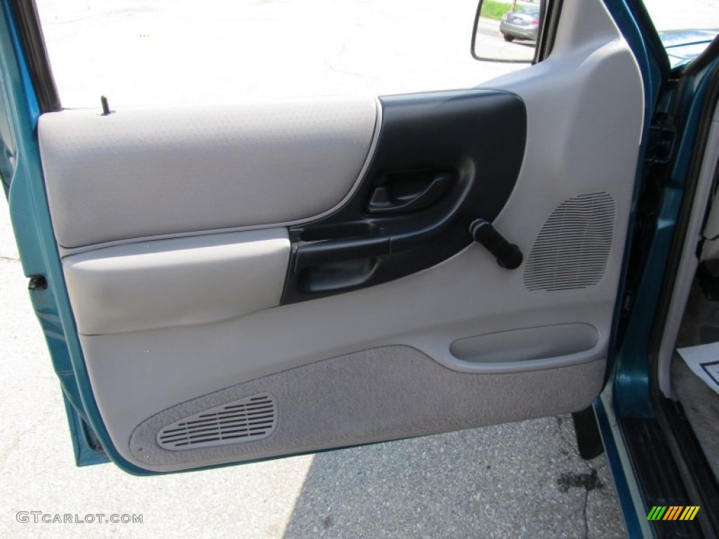 1997 Ranger XLT Extended Cab - Cayman Green Metallic / Medium Graphite photo #12