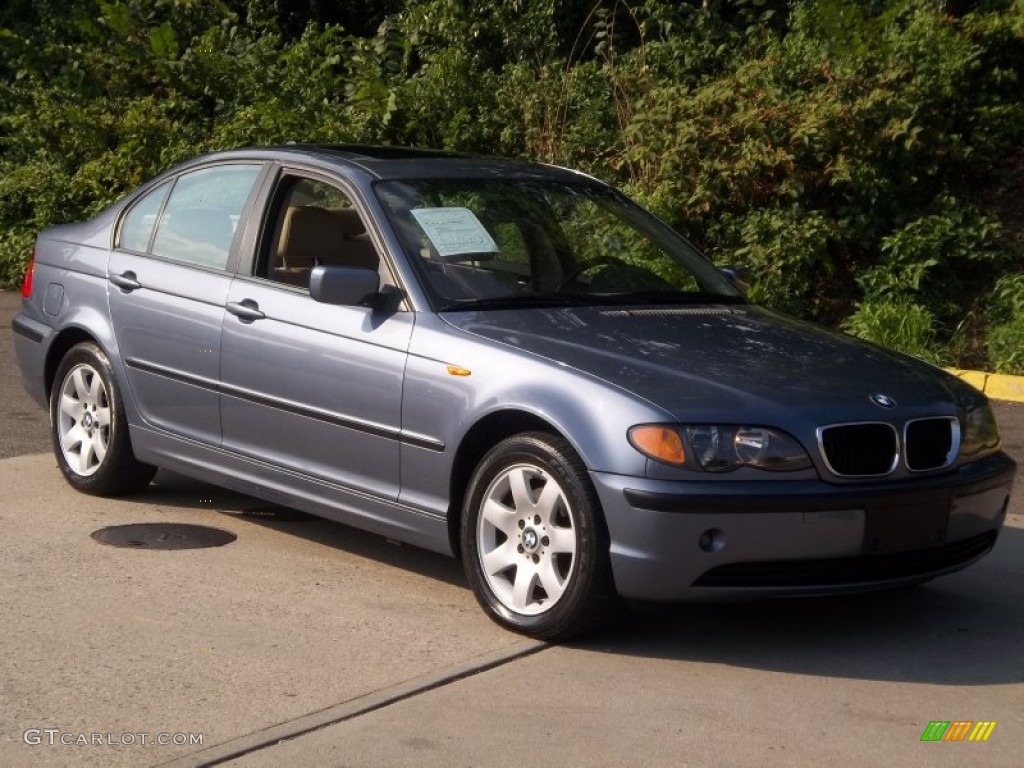 2004 3 Series 325xi Sedan - Steel Blue Metallic / Sand photo #3