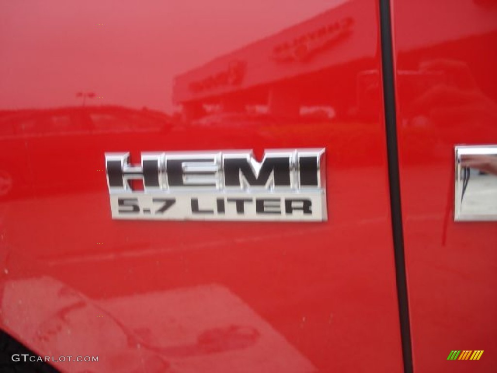 2011 Ram 1500 Big Horn Crew Cab 4x4 - Flame Red / Dark Slate Gray/Medium Graystone photo #19