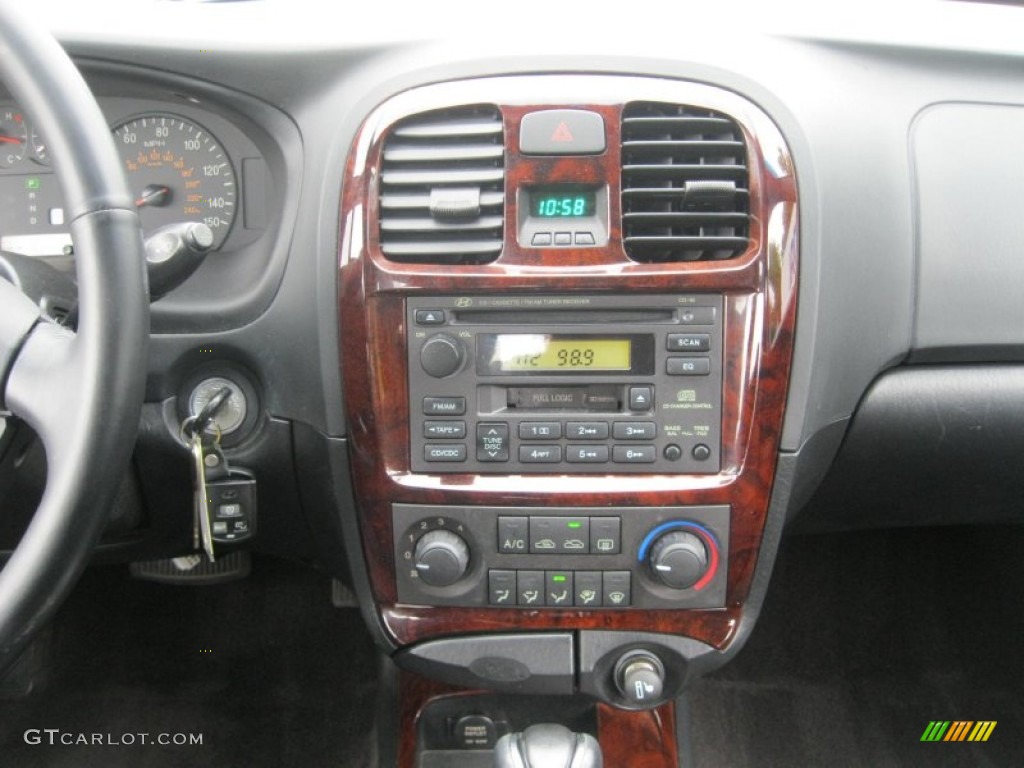 2003 Sonata GLS V6 - Brilliant Silver Metallic / Grey photo #5
