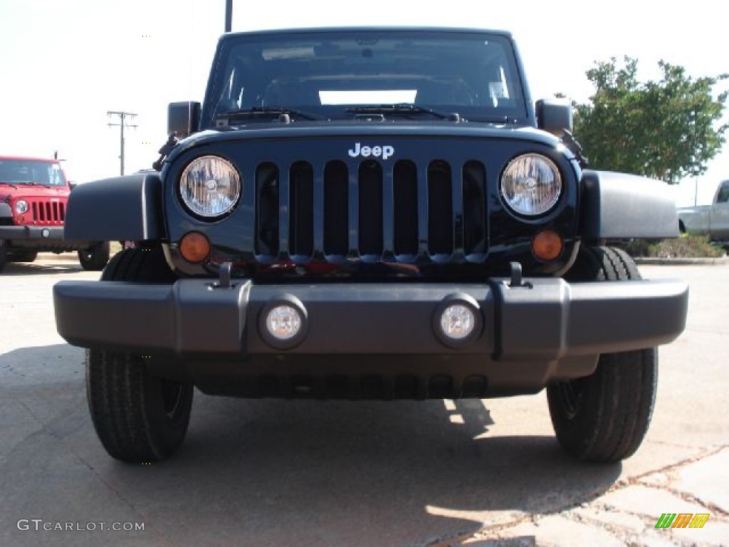 2011 Wrangler Sport 4x4 - Black / Black photo #8
