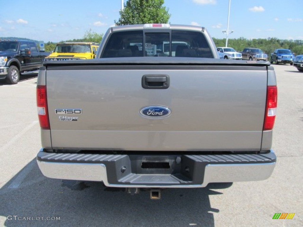 2005 F150 Lariat SuperCrew 4x4 - Arizona Beige Metallic / Tan photo #9