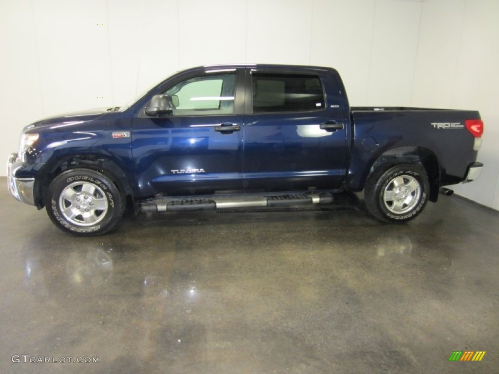 2008 Tundra TRD CrewMax 4x4 - Nautical Blue Metallic / Graphite Gray photo #3