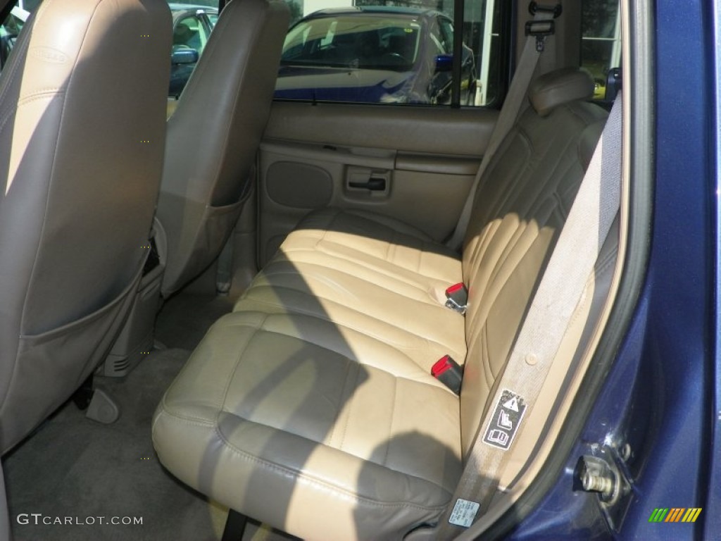 2000 Explorer XLT 4x4 - Deep Wedgewood Blue Metallic / Medium Prairie Tan photo #6