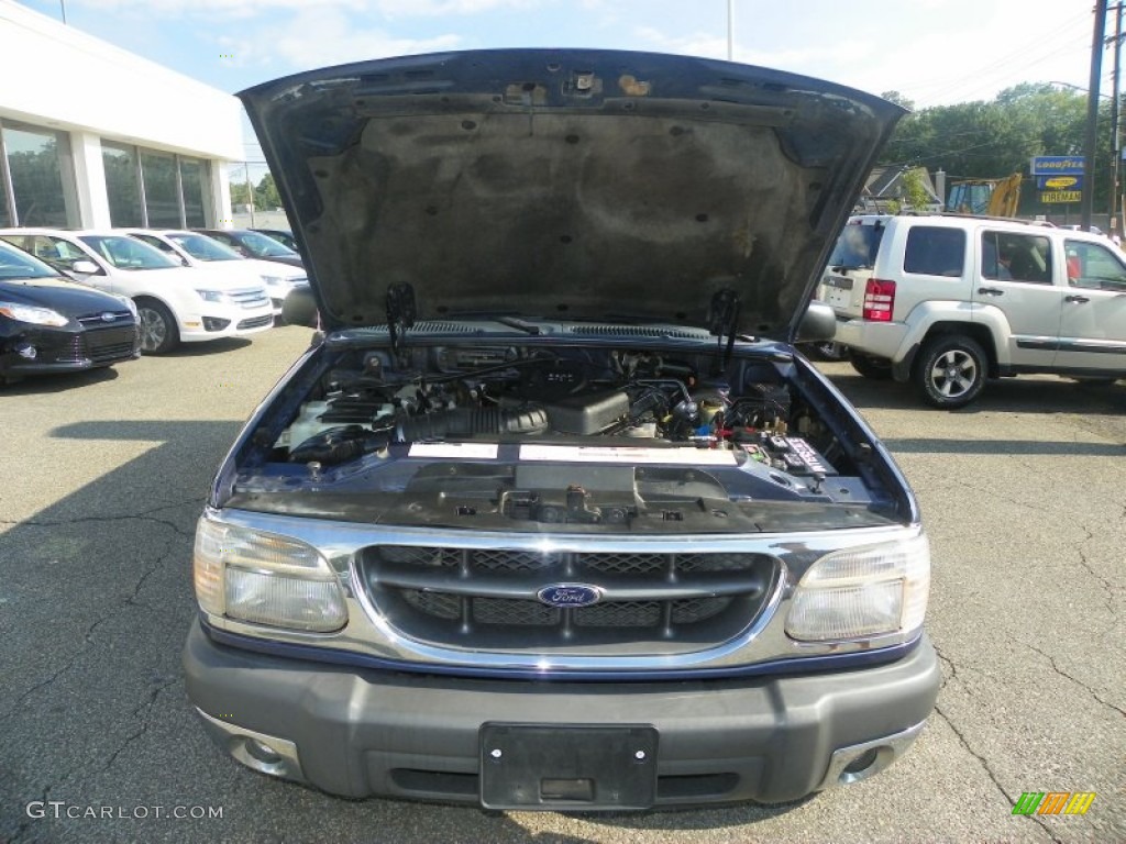 2000 Explorer XLT 4x4 - Deep Wedgewood Blue Metallic / Medium Prairie Tan photo #10