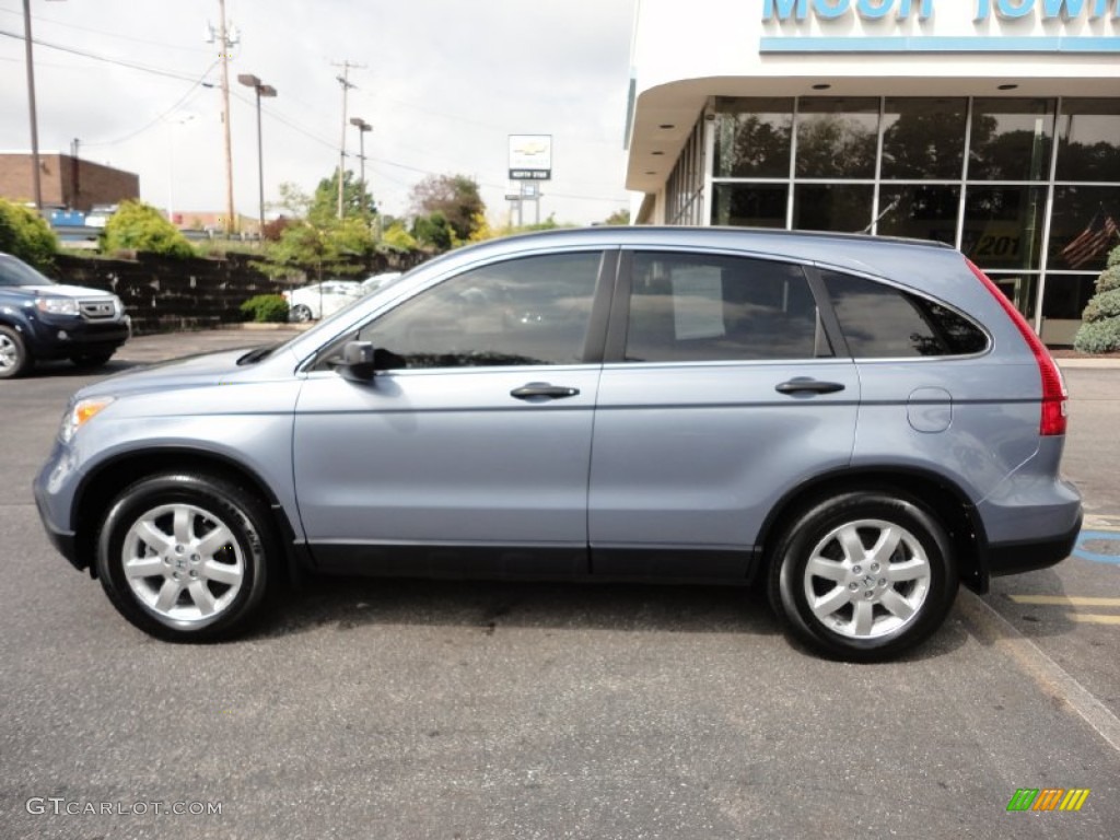 2008 CR-V EX - Glacier Blue Metallic / Gray photo #2