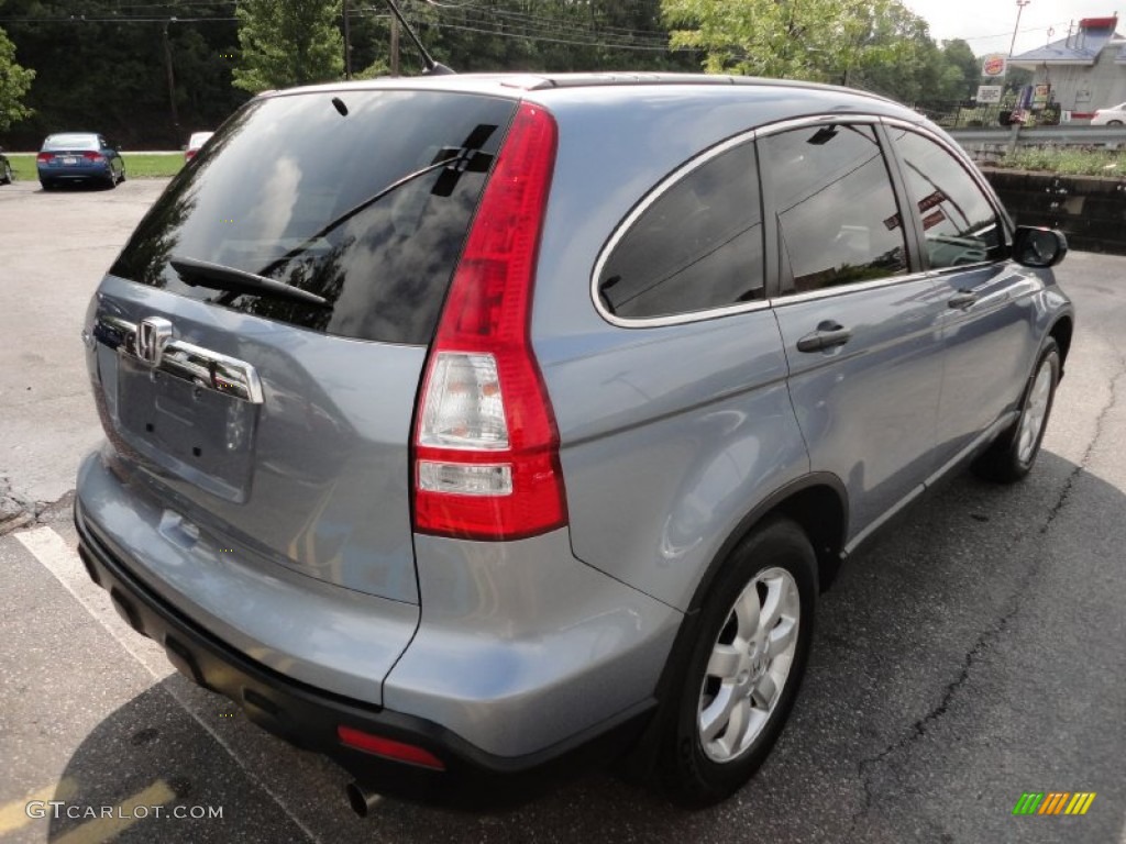 2008 CR-V EX - Glacier Blue Metallic / Gray photo #4