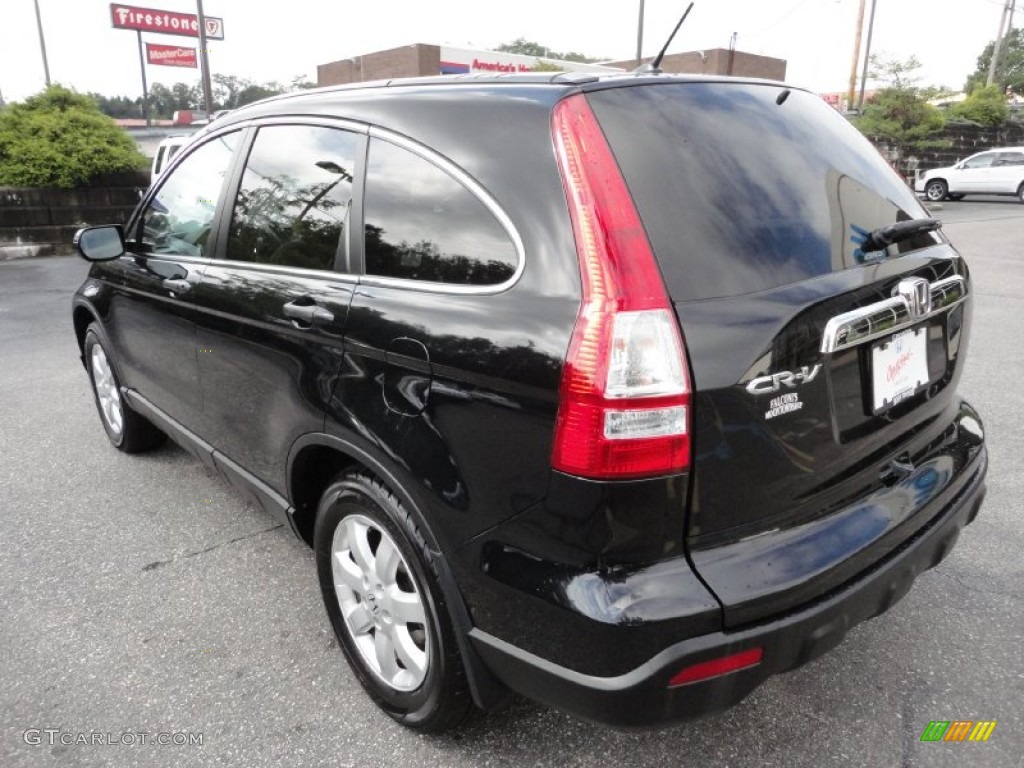 2008 CR-V EX 4WD - Nighthawk Black Pearl / Ivory photo #3