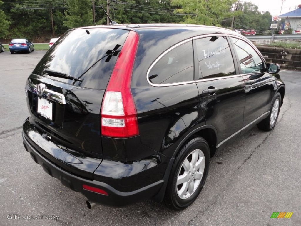 2008 CR-V EX 4WD - Nighthawk Black Pearl / Ivory photo #4