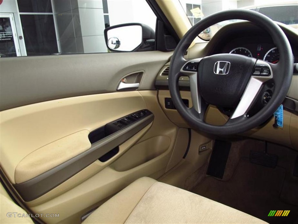 2010 Accord LX Sedan - Bold Beige Metallic / Ivory photo #12