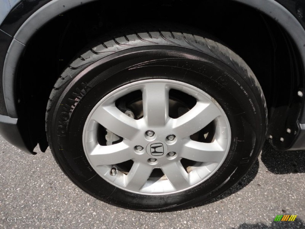 2008 CR-V EX 4WD - Nighthawk Black Pearl / Ivory photo #7