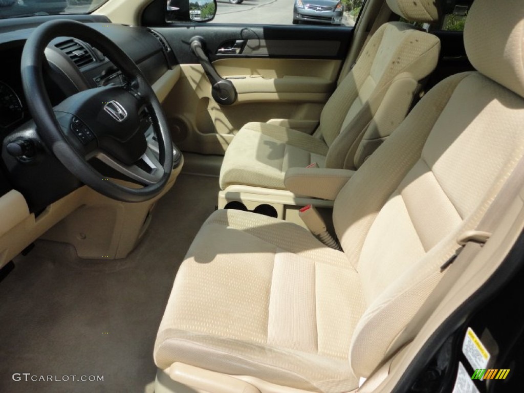 2008 CR-V EX 4WD - Nighthawk Black Pearl / Ivory photo #9