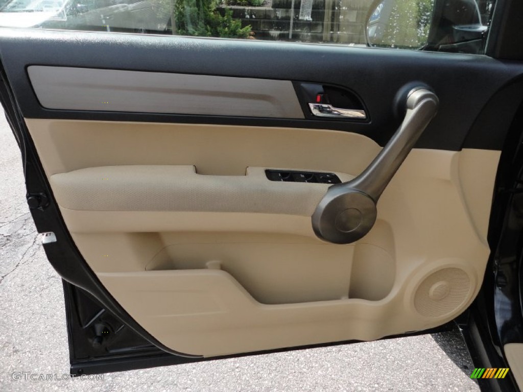 2008 CR-V EX 4WD - Nighthawk Black Pearl / Ivory photo #11