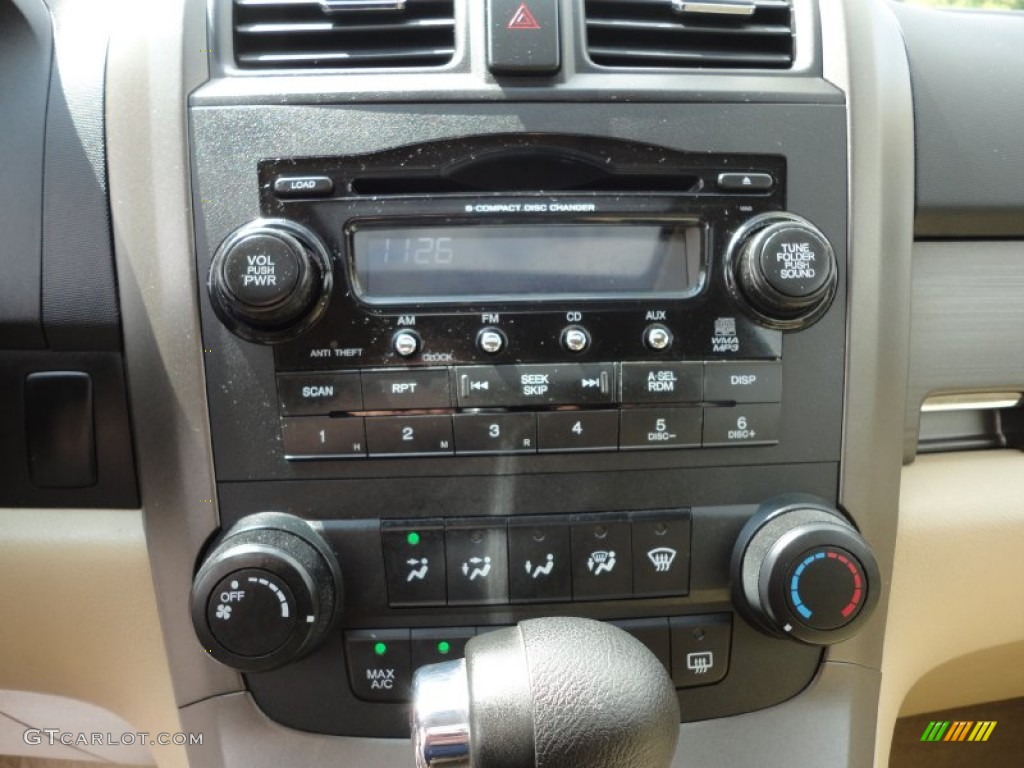 2008 CR-V EX 4WD - Nighthawk Black Pearl / Ivory photo #13