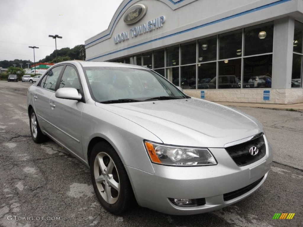 2006 Sonata LX V6 - Bright Silver / Gray photo #1