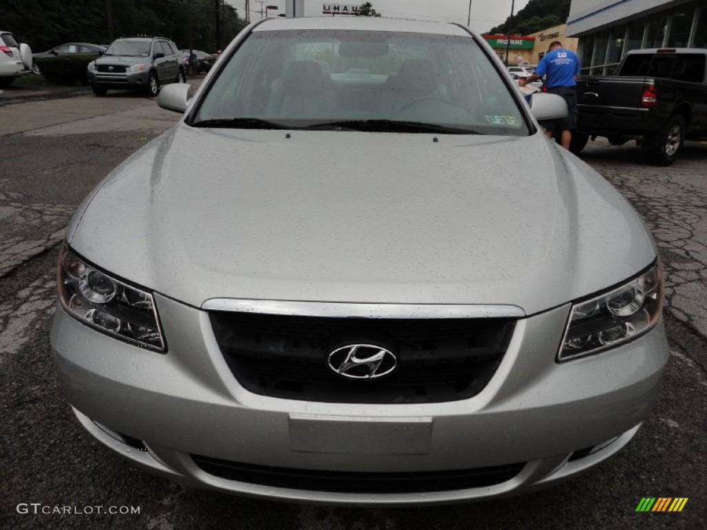 2006 Sonata LX V6 - Bright Silver / Gray photo #2
