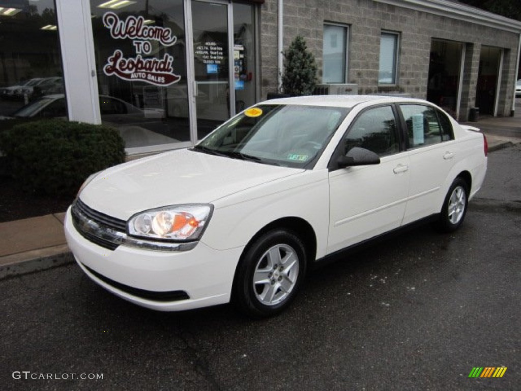 White Chevrolet Malibu