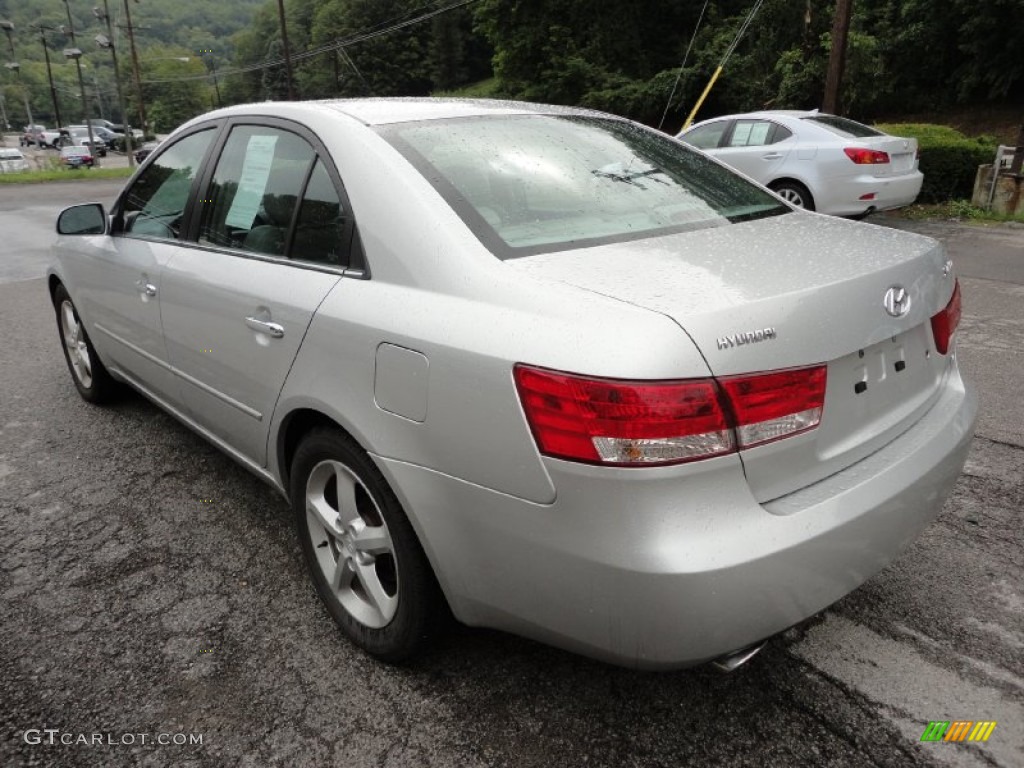 2006 Sonata LX V6 - Bright Silver / Gray photo #4