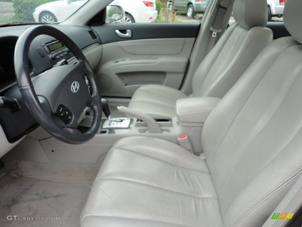 2006 Sonata LX V6 - Bright Silver / Gray photo #10