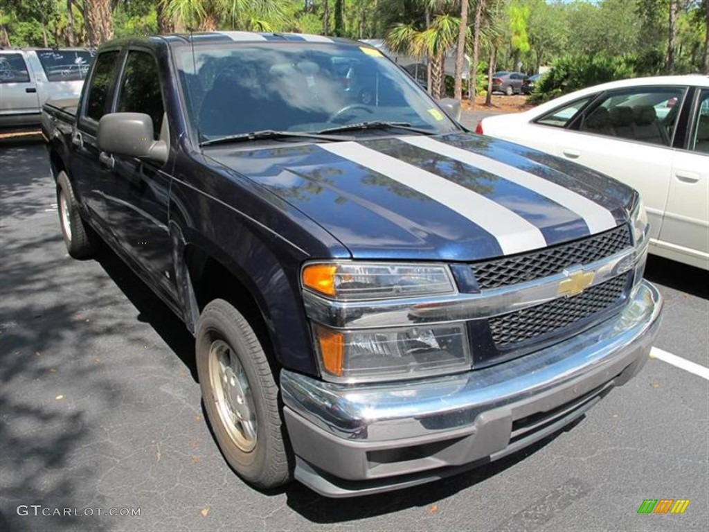 2007 Colorado LT Crew Cab - Imperial Blue Metallic / Very Dark Pewter photo #1