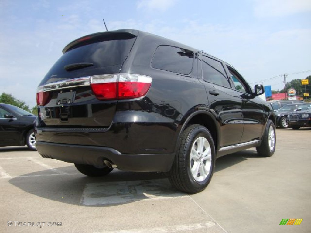 Brilliant Black Crystal Pearl 2012 Dodge Durango SXT AWD Exterior Photo #53439389