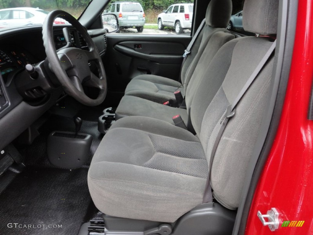 2007 Silverado 1500 Work Truck Regular Cab 4x4 - Victory Red / Dark Charcoal photo #10