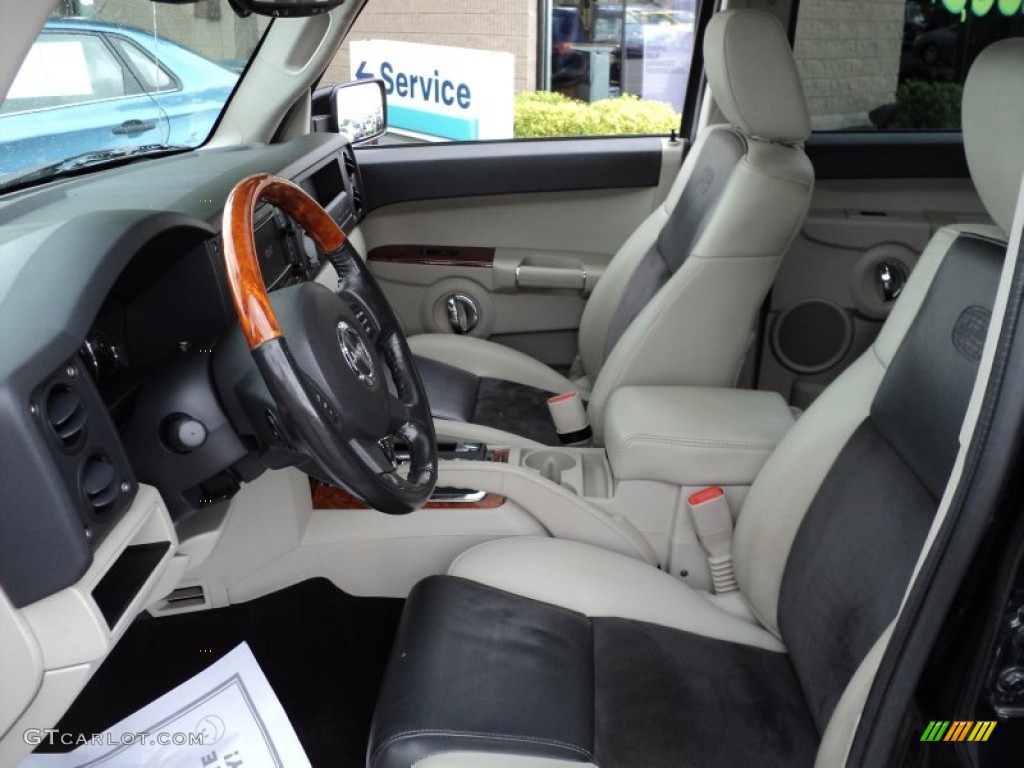 Dark Slate Gray/Light Graystone Interior 2007 Jeep Commander Overland 4x4 Photo #53440129