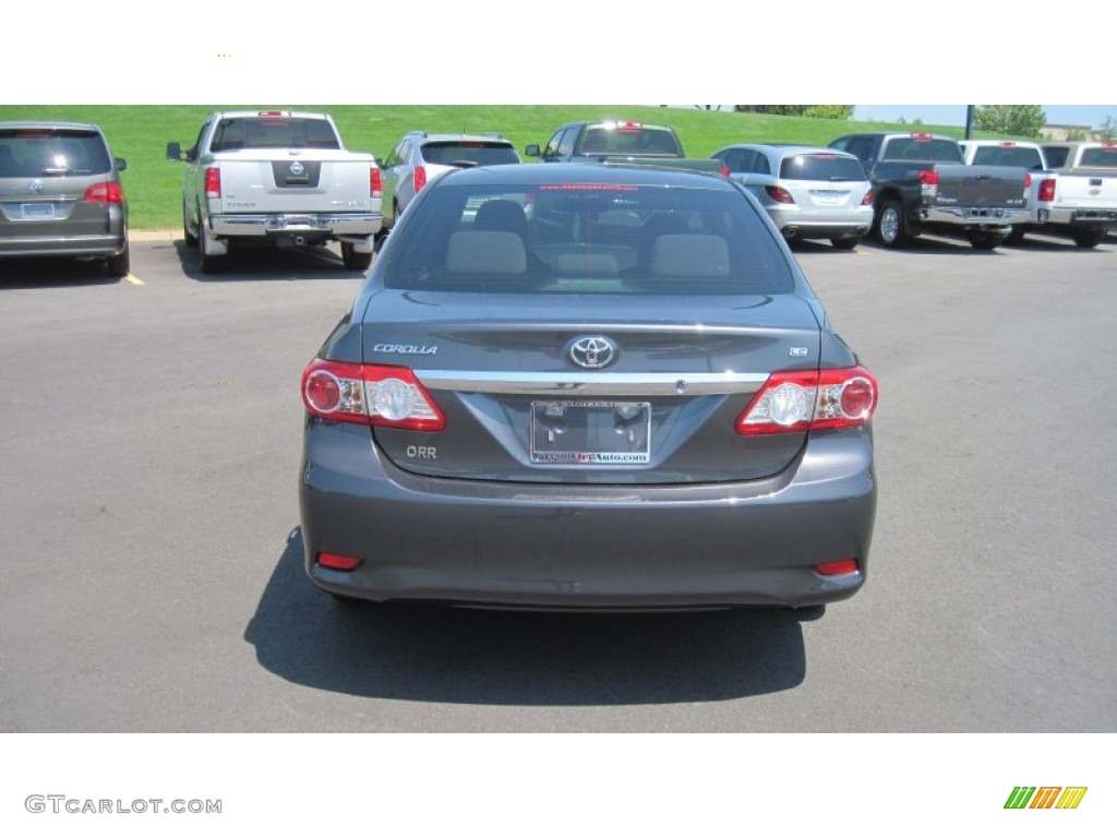 2011 Corolla LE - Magnetic Gray Metallic / Ash photo #4