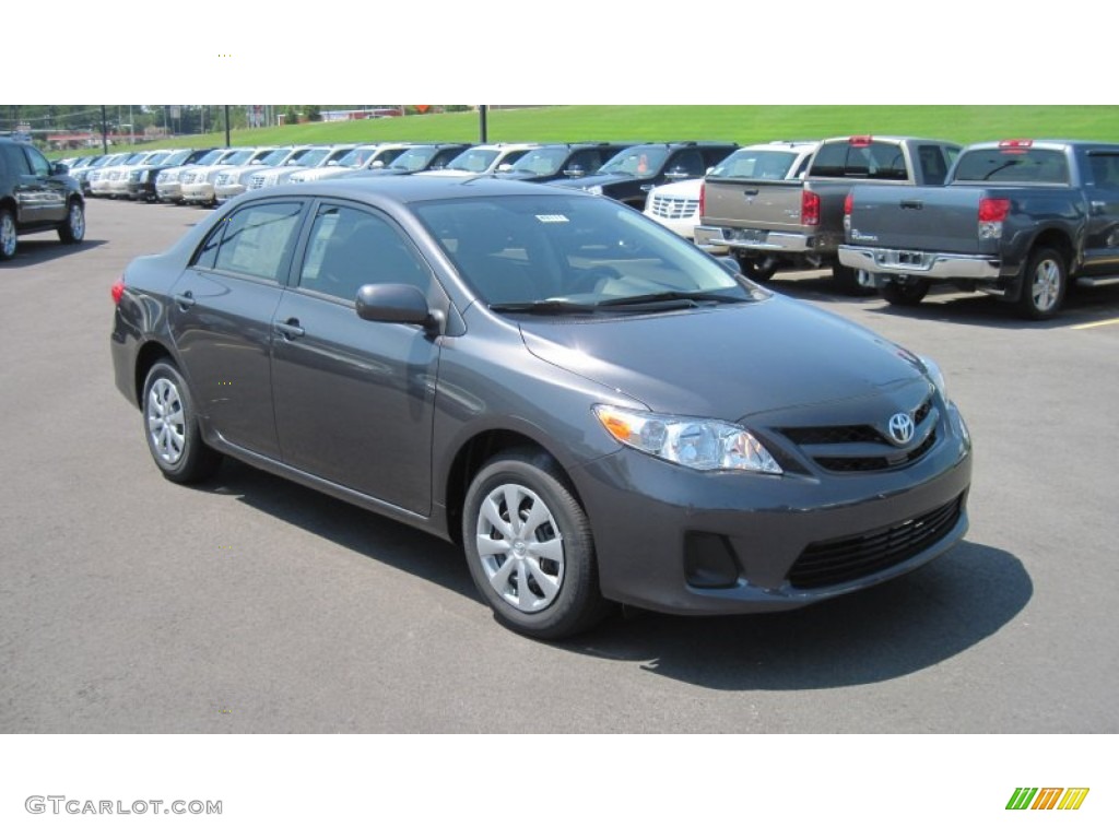 2011 Corolla LE - Magnetic Gray Metallic / Ash photo #7