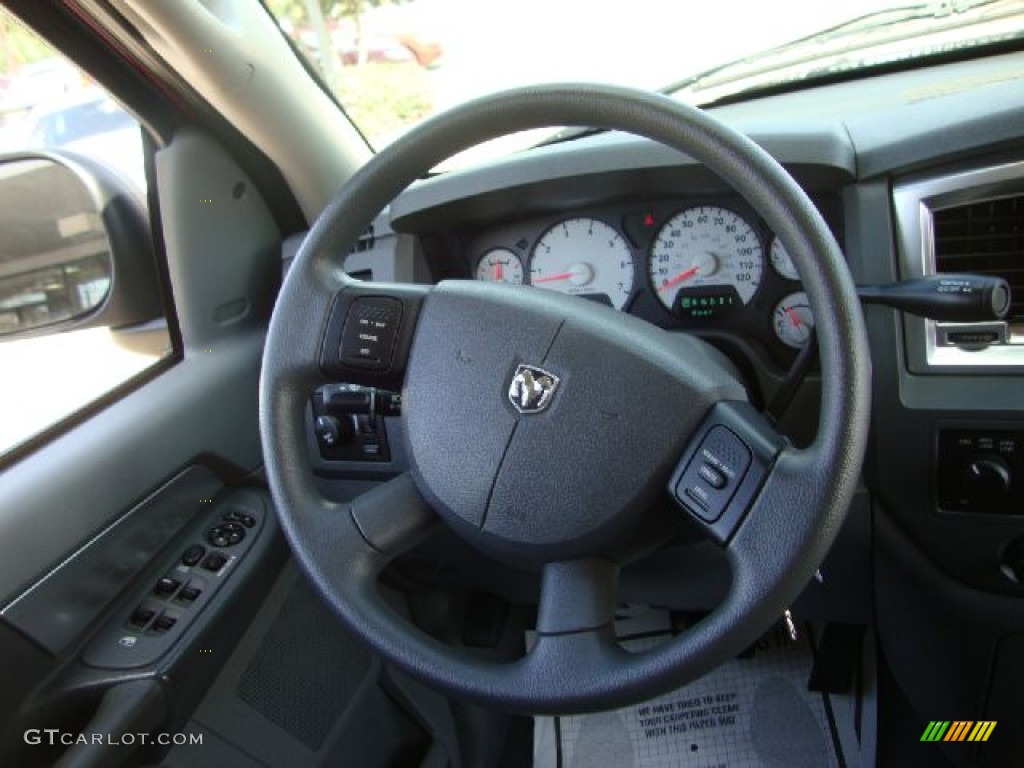 2008 Ram 1500 Big Horn Edition Quad Cab 4x4 - Inferno Red Crystal Pearl / Medium Slate Gray photo #25