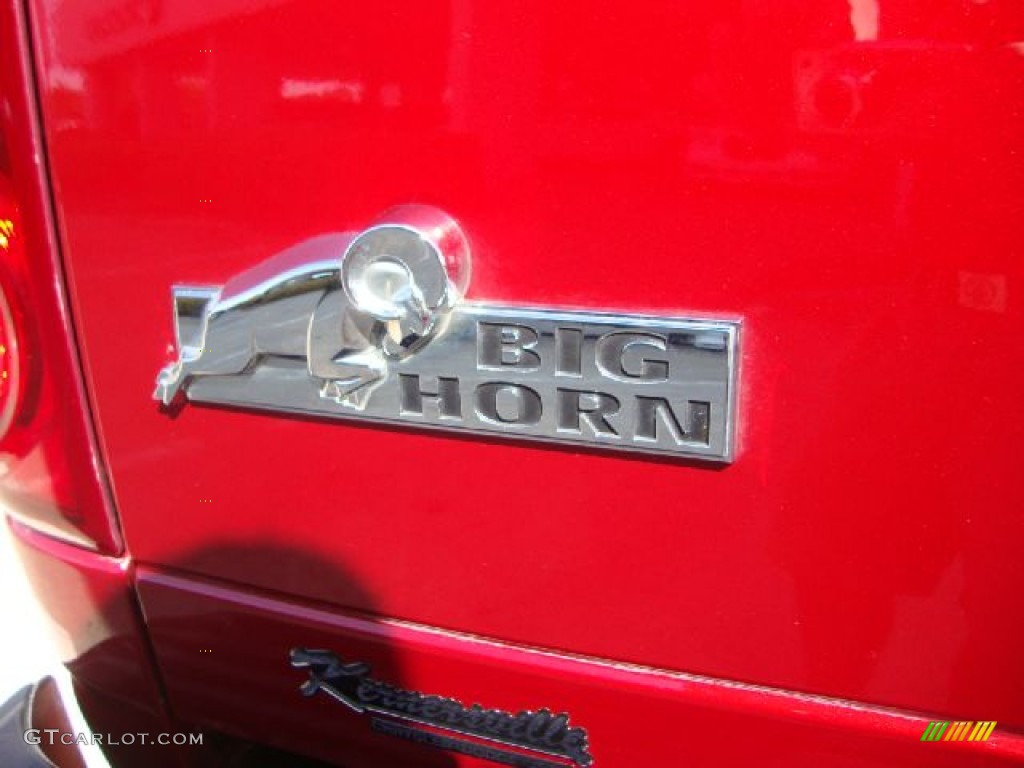 2008 Ram 1500 Big Horn Edition Quad Cab 4x4 - Inferno Red Crystal Pearl / Medium Slate Gray photo #35
