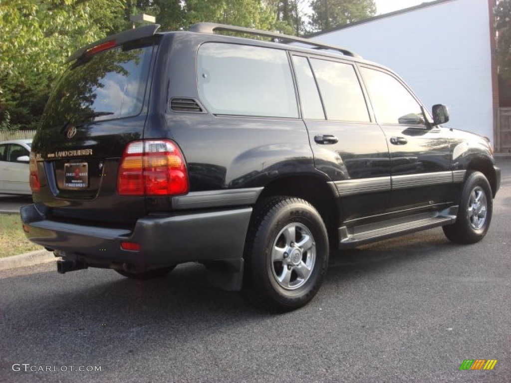 2002 Land Cruiser  - Black / Shadow Gray photo #3
