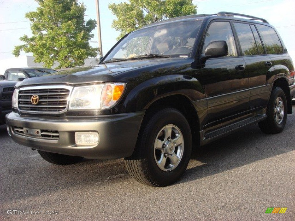2002 Land Cruiser  - Black / Shadow Gray photo #5