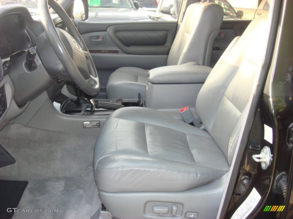 2002 Land Cruiser  - Black / Shadow Gray photo #7