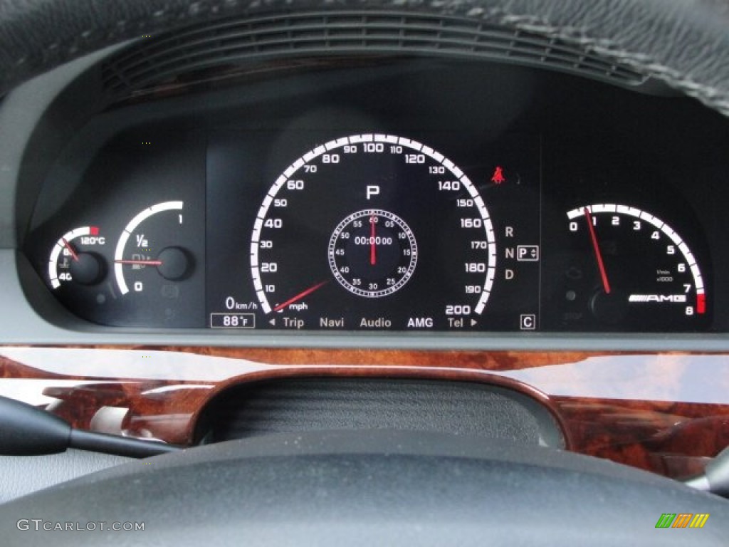 2008 Mercedes-Benz S 63 AMG Sedan Gauges Photo #53441267