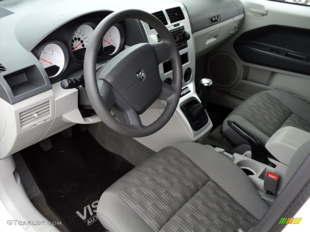 Pastel Slate Gray Interior 2007 Dodge Caliber SE Photo #53441303