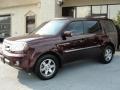 2010 Dark Cherry Pearl Honda Pilot Touring  photo #3