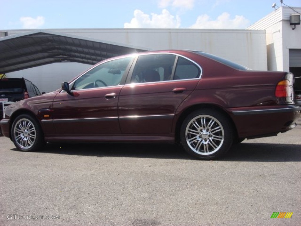 1998 5 Series 528i Sedan - Canyon Red Metallic / Sand Beige photo #3